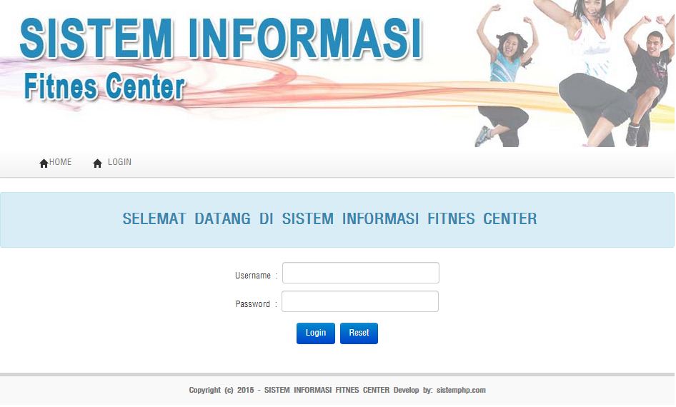 Login Sistem informasi fitnes center Login Sistem informasi fitnes center
